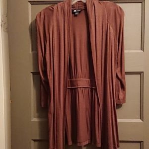Flowy brown cardigan